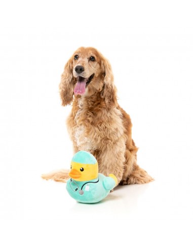 Peluche para cães FuzzYard Ducktor pato com apito