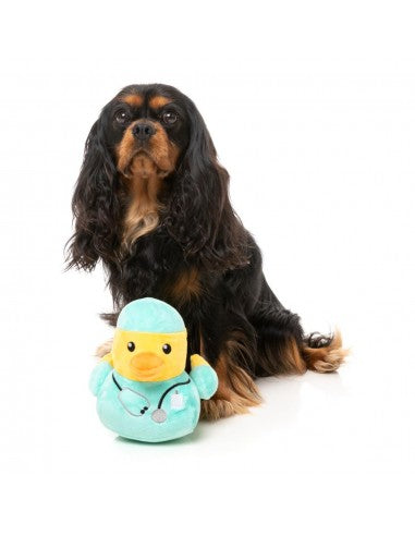Peluche para cães FuzzYard Ducktor pato com apito