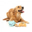 Peluches para cães FuzzYard croissant e cappuccino, pack de 2