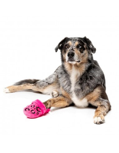 Peluche para cães com som FuzzYard Y2K Angel Slipper chinelo