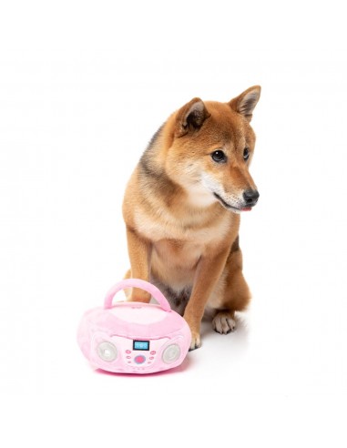Peluche para cães FuzzYard Y2K Portable CD Player, leitor de CD