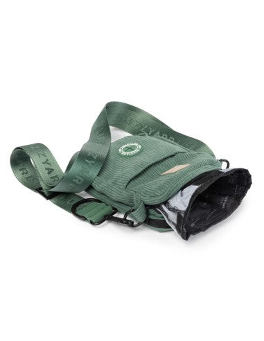 Bolsa de passeio para cães em bombazina FuzzYard Life Myrtle Green