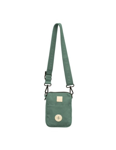 Bolsa de passeio para cães em bombazina FuzzYard Life Myrtle Green