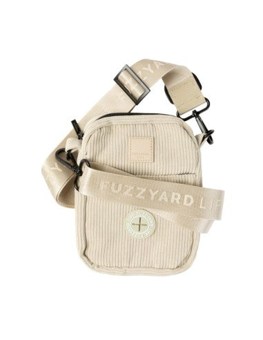 Bolsa de passeio para cães em bombazina FuzzYard Life Sandstone
