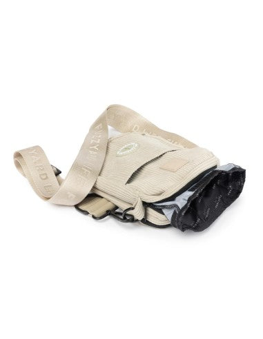 Bolsa de passeio para cães em bombazina FuzzYard Life Sandstone