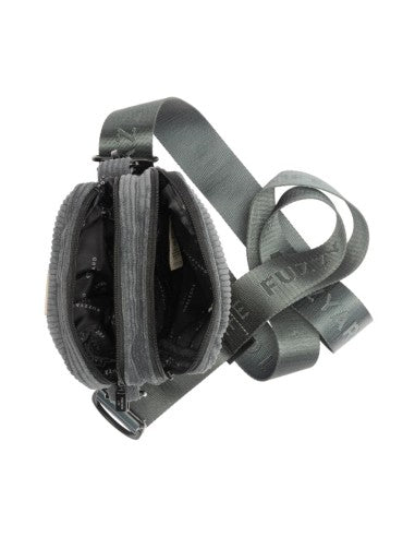 Bolsa de passeio para cães em bombazina FuzzYard Life Slate Grey