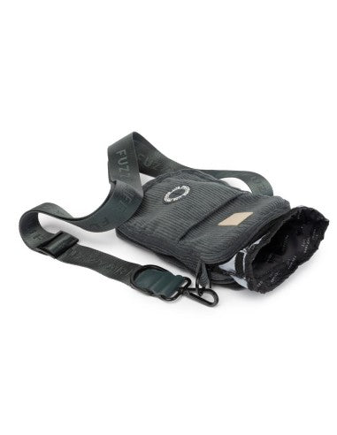 Bolsa de passeio para cães em bombazina FuzzYard Life Slate Grey