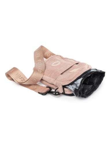 Bolsa de passeio para cães em bombazina FuzzYard Life Soft Blush