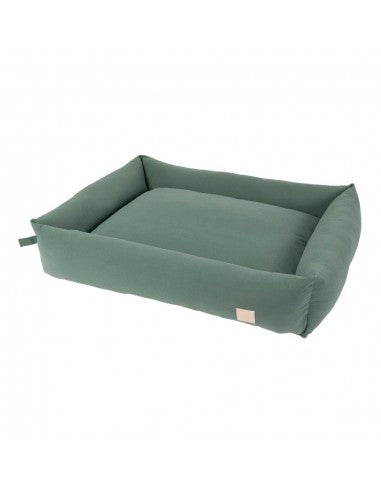 Cama para cães em algodão FuzzYard Life Myrtle Green (tamanho L)