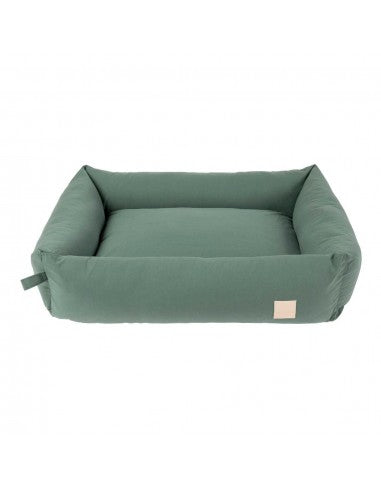 Cama para cães em algodão FuzzYard Life Myrtle Green (tamanho M)