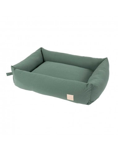 Cama para cães em algodão FuzzYard Life Myrtle Green (tamanho M)