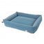 Cama para cães em bombazina FuzzYard Life French Blue (tamanho L)