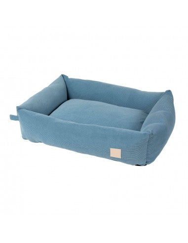 Cama para cães em bombazina FuzzYard Life French Blue (tamanho M)