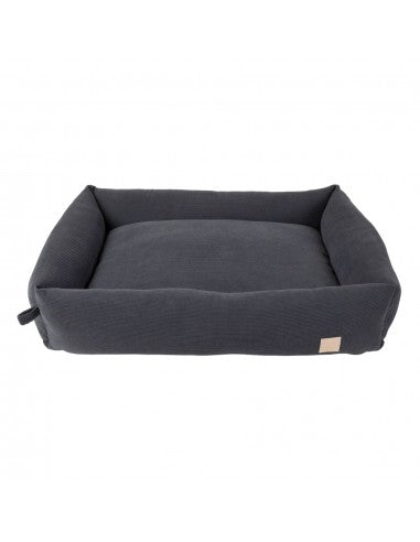 Cama para cães em bombazina FuzzYard Life Slate Grey (tamanho L)