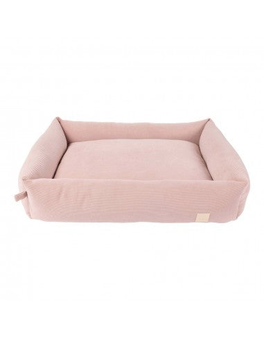 Cama para cães em bombazina FuzzYard Life Soft Blush (tamanho L)