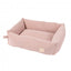 Cama para cães em bombazina FuzzYard Life Soft Blush (tamanho S)