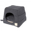Cama iglu para gatos em algodão FuzzYard Life Slate Grey