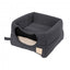 Cama iglu para gatos em algodão FuzzYard Life Slate Grey