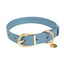 Coleira para cães em pele vegana FuzzYard Atelier French Blue (tamanho L)