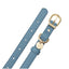 Coleira para cães em pele vegana FuzzYard Atelier French Blue (tamanho M)