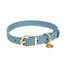 Coleira para cães em pele vegana FuzzYard Atelier French Blue (tamanho M)