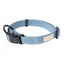 Coleira para cães em algodão FuzzYard Life French Blue (tamanho M)