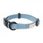 Coleira para cães em algodão FuzzYard Life French Blue (tamanho S)