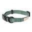 Coleira para cães em algodão FuzzYard Life Myrtle Green (tamanho S)