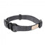 Coleira para cães em algodão FuzzYard Life Slate Grey (tamanho S)