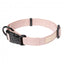 Coleira para cães em algodão FuzzYard Life Soft Blush (tamanho L)