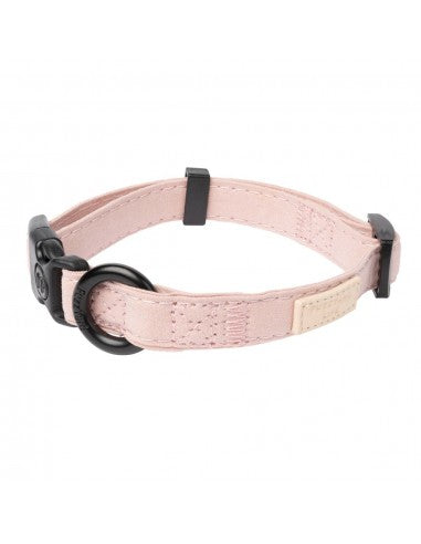 Coleira para cães em algodão FuzzYard Life Soft Blush (tamanho S)