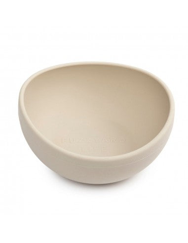 Comedouro para cães em silicone FuzzYard Life Sandstone (tamanho M)
