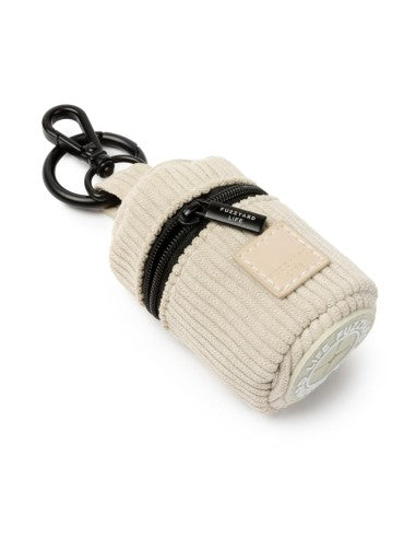 Dispensador de sacos para cão em bombazina FuzzYard Life Sandstone