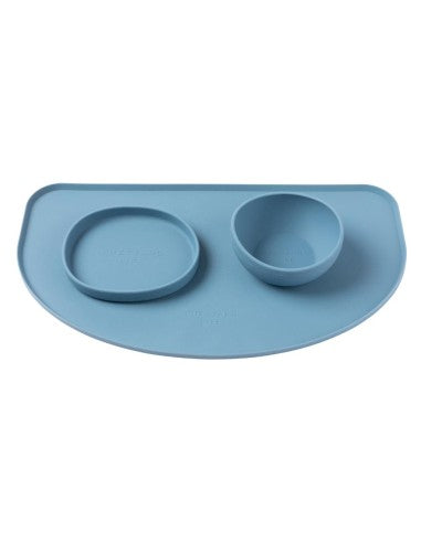 Base para comedouro de cão em silicone FuzzYard Life French Blue