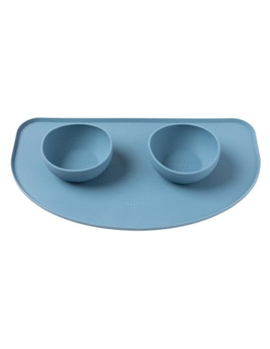 Base para comedouro de cão em silicone FuzzYard Life French Blue