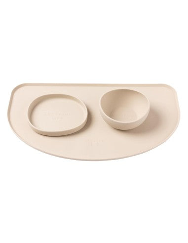 Tapete para comedouro de cão em silicone FuzzYard Life Sandstone