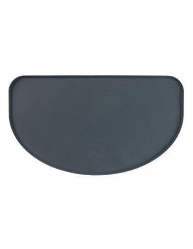 Tapete para comedouro de cão em silicone FuzzYard Life Slate Grey