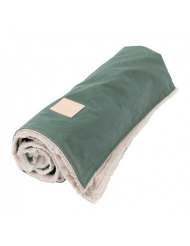 Manta reversível para cães FuzzYard Life Myrtle Green (tamanho L)