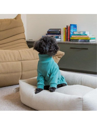Pijama macio para cães FuzzYard Life Myrtle Green