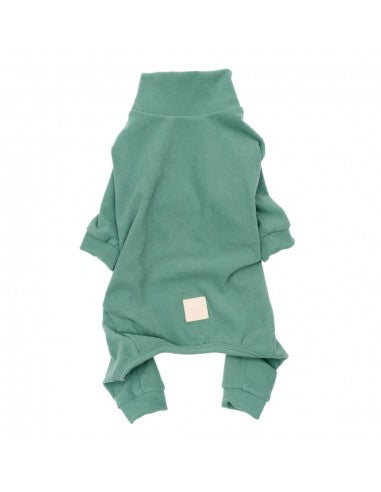 Pijama macio para cães FuzzYard Life Myrtle Green