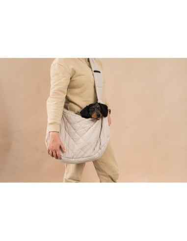 Bolsa de transporte a tiracolo para cães FuzzYard Life Slate Grey