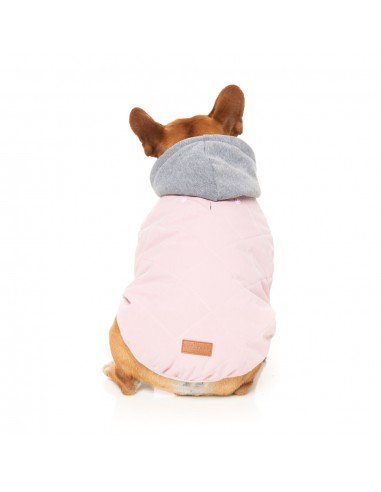Camisola com capuz para cães FuzzYard Cremorne, rosa (tamanho 5)
