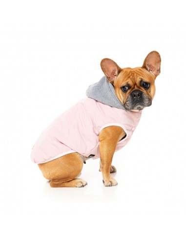 Camisola com capuz para cães FuzzYard Cremorne, rosa (tamanho 5)