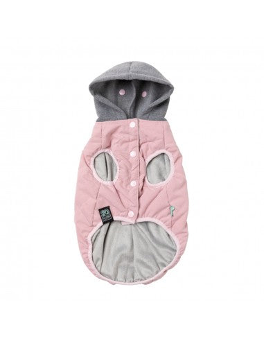 Camisola com capuz para cães FuzzYard Cremorne, rosa (tamanho 5)