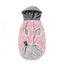 Camisola com capuz para cães FuzzYard Cremorne, rosa (tamanho 6)