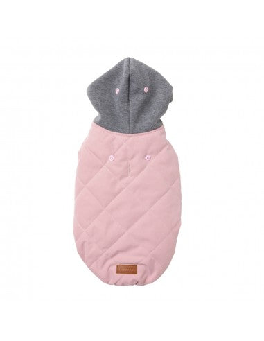 Camisola com capuz para cães FuzzYard Cremorne, rosa (tamanho 6)