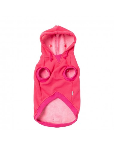 Camisola com capuz para cães FuzzYard The Homies, rosa (tamanho 1)