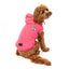 Camisola com capuz para cães FuzzYard The Homies, rosa (tamanho 1)