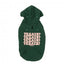 Camisola com capuz para cães FuzzYard Treats, verde (tamanho 6)