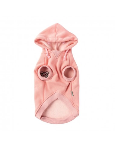 Camisola com capuz para cães FuzzYard Yardsters, rosa (tamanho 5)